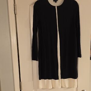 Elegant Black and White Women's Dress